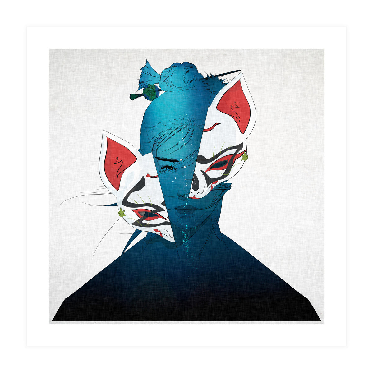 Fox Mask (Print Only)