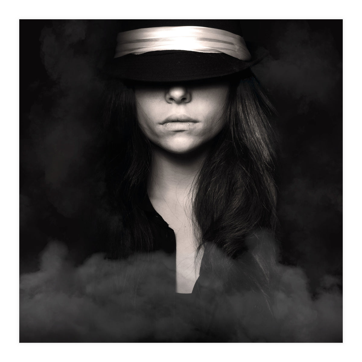 woman in black and white (Print Only)