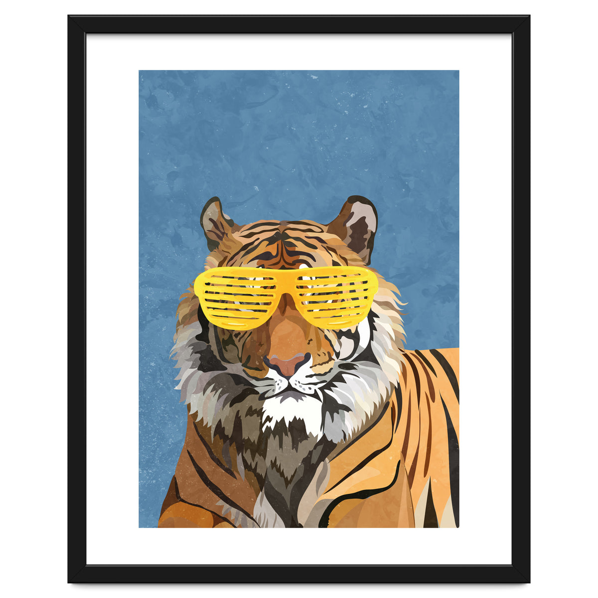 Hip Hop Tiger Yellow and Blue