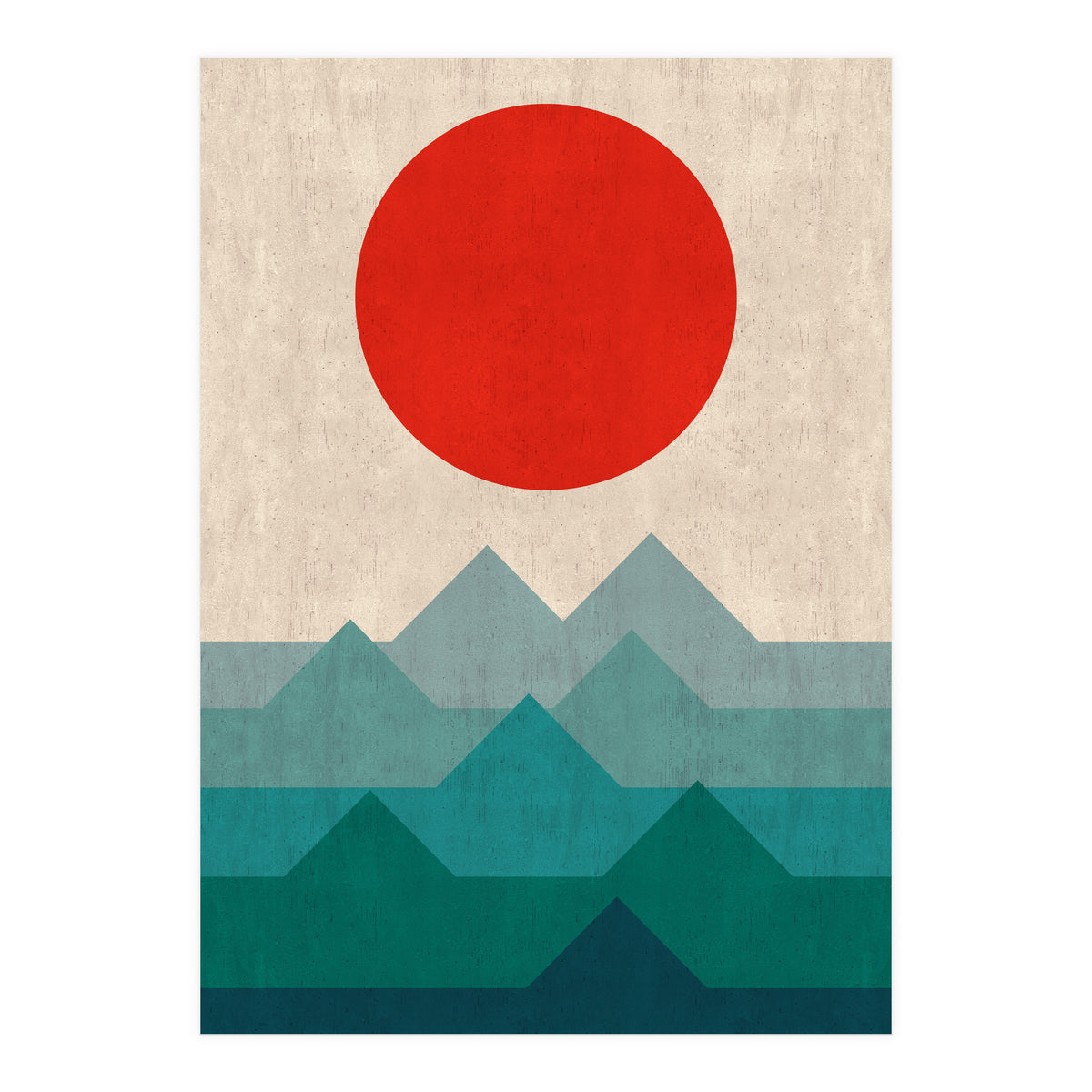 Geometric landscape I (Print Only)