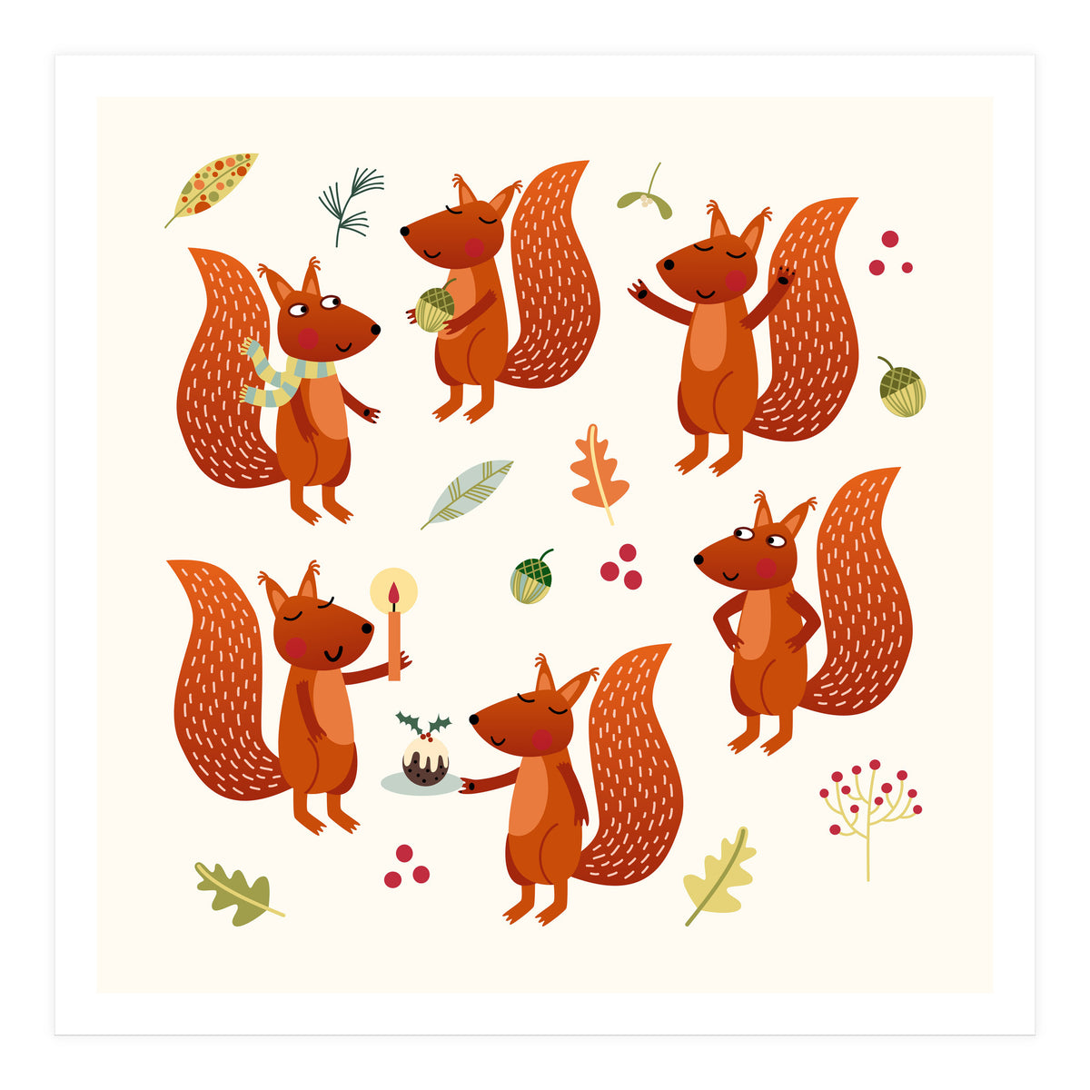 Squirrel Party (Print Only)