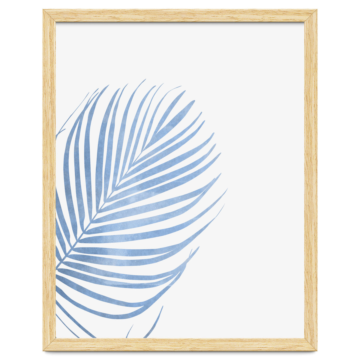 Blue Palm Leaf