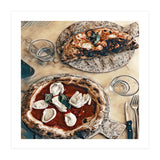 Pizza And Calzone (Print Only) thumbnail