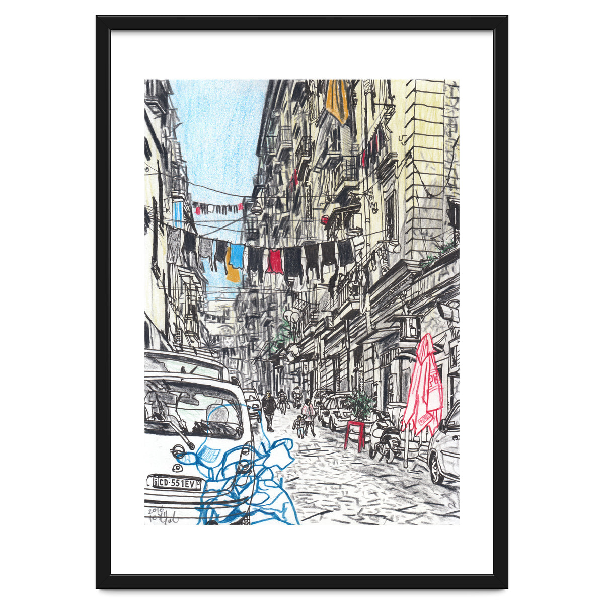 Drying Laundry In Napoli