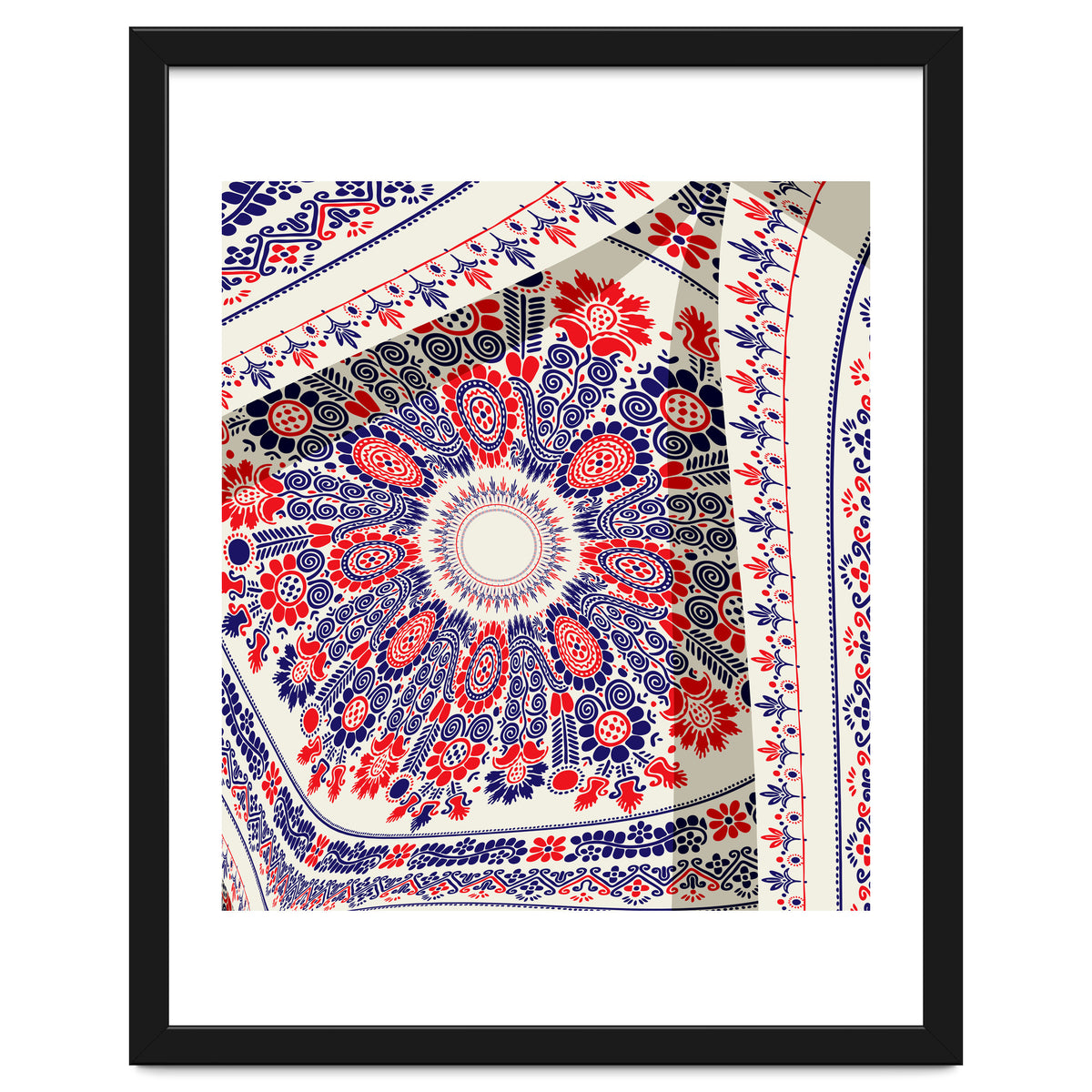 Romanian embroidery background 39