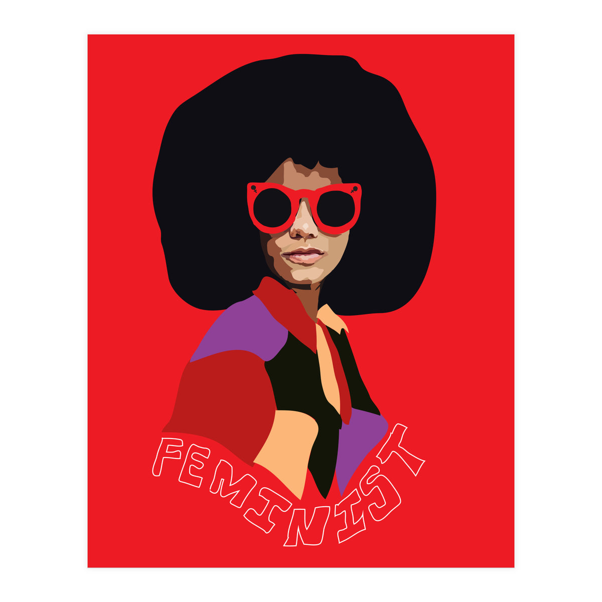 Feminist Afro (Print Only)