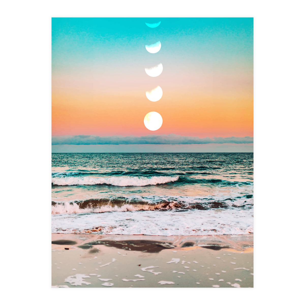 Beach Moon (Print Only)