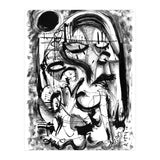 The Witch and Her Sons - b&w (Print Only) thumbnail