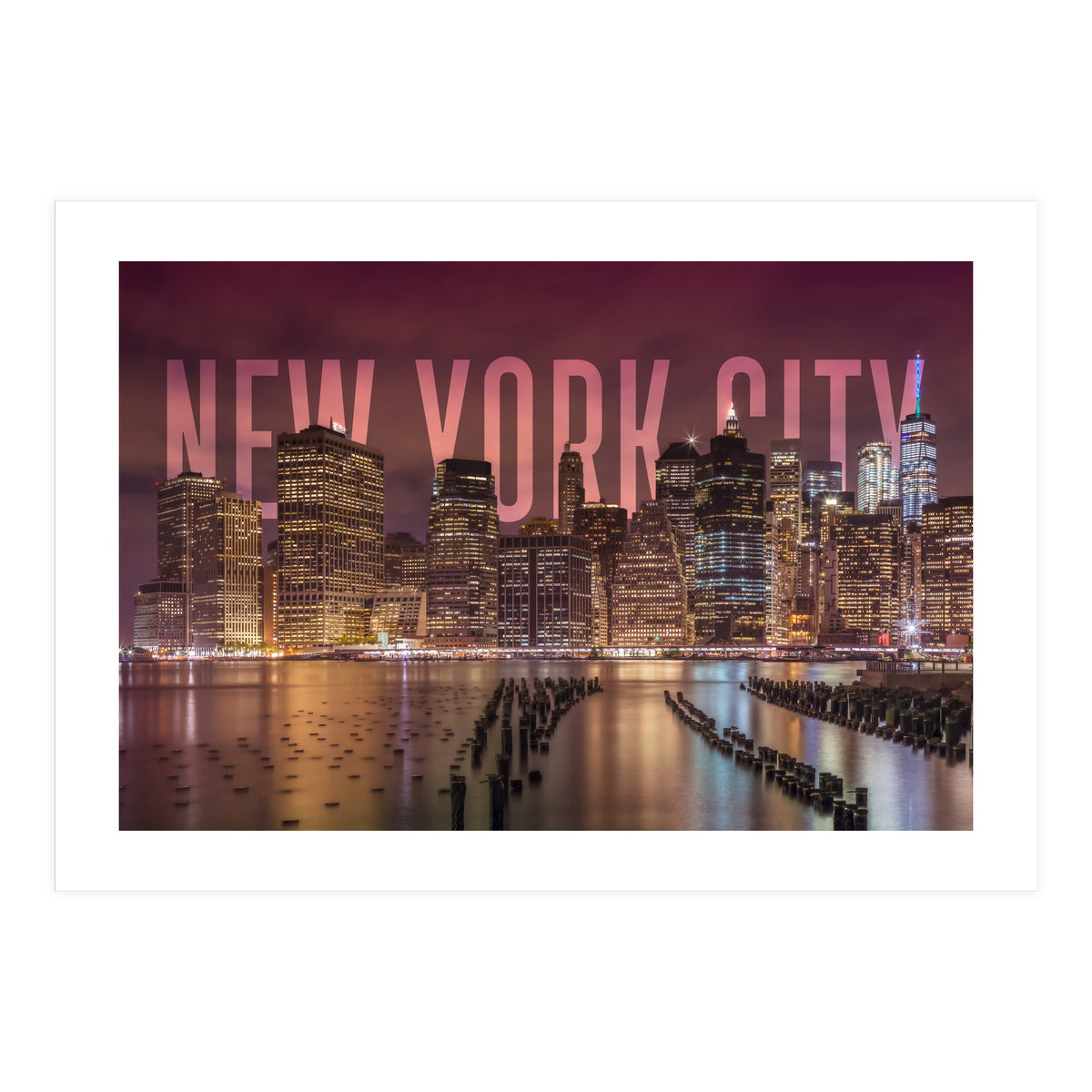 NEW YORK CITY Skyline  (Print Only)