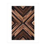 Urban Tribal Pattern No.3 - Wood (Print Only) thumbnail