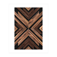 Urban Tribal Pattern No.3 - Wood (Print Only)