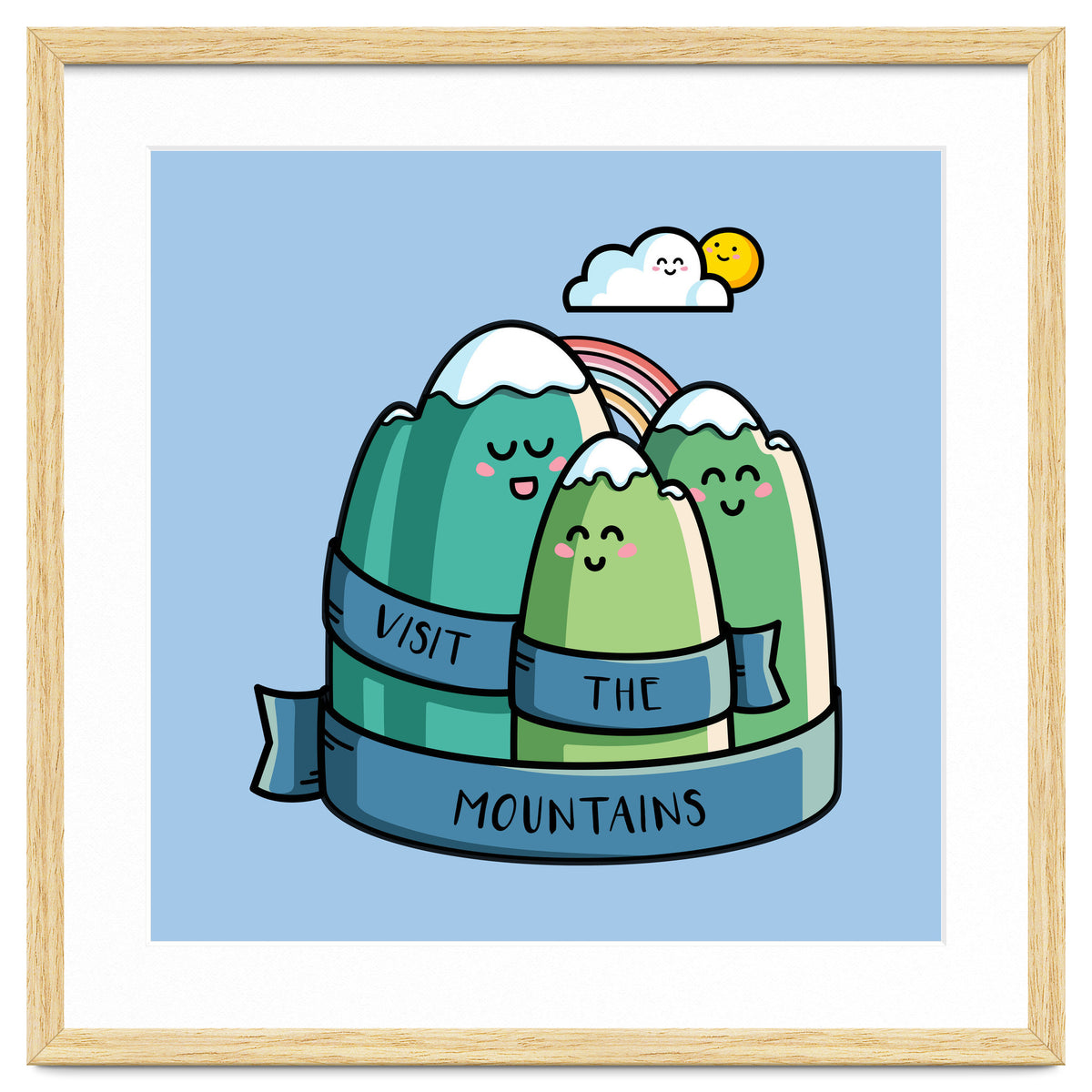 Kawaii Cute Visit the mountains