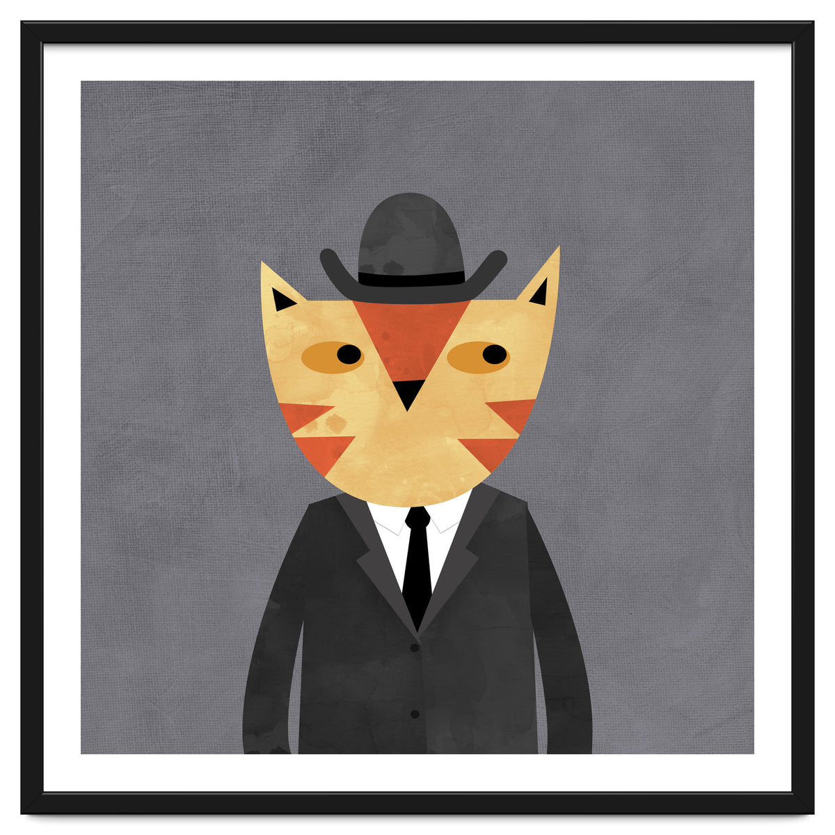 Ginger Cat in a Bowler Hat