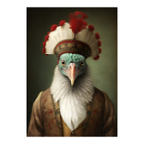 Turkey Designer Fashion Realistic Portrait Painting (Print Only) thumbnail