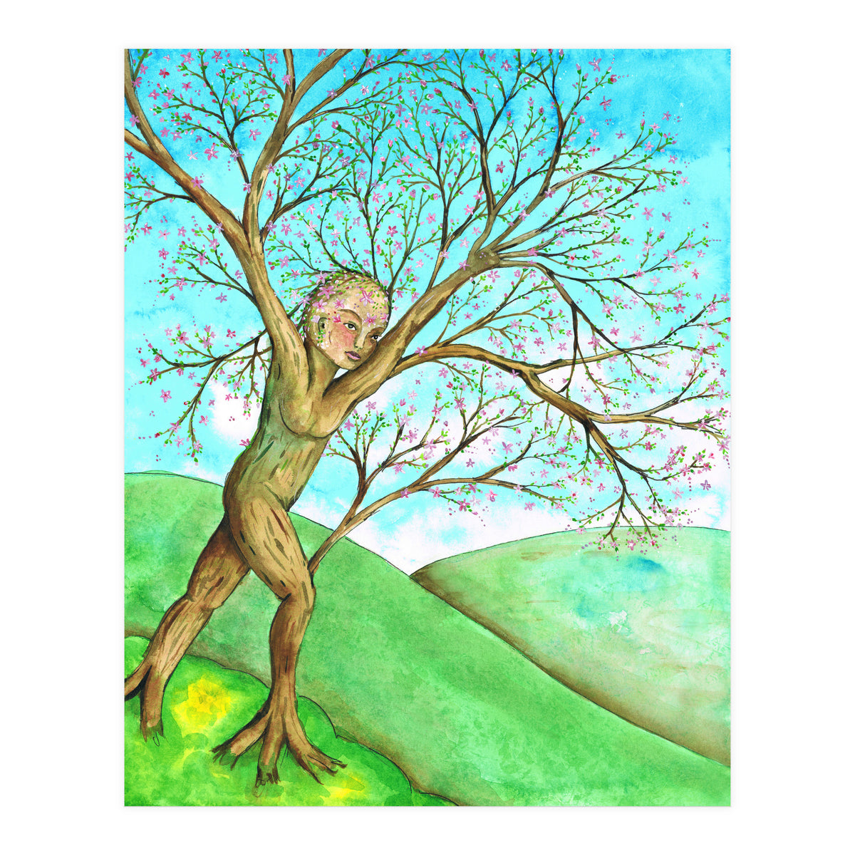 Spring dryad (Print Only)