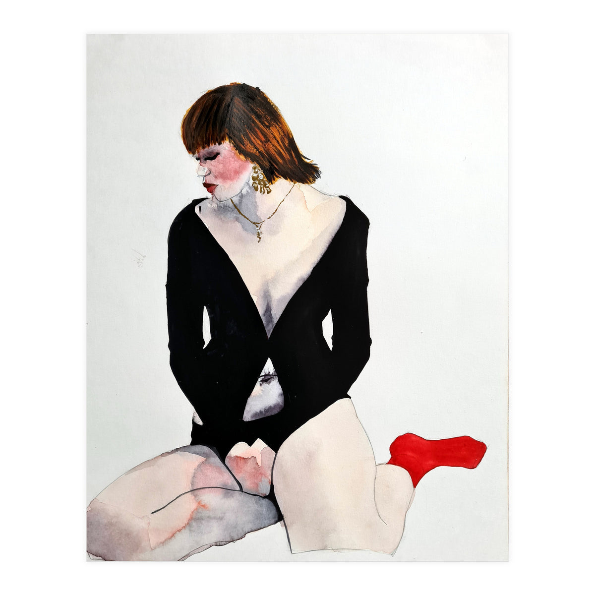 Untitled #95 Red Socks (Print Only)