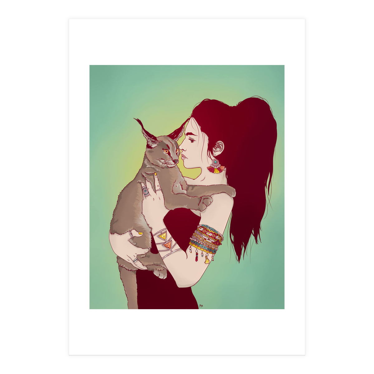 Wild Cat Lady (Print Only)
