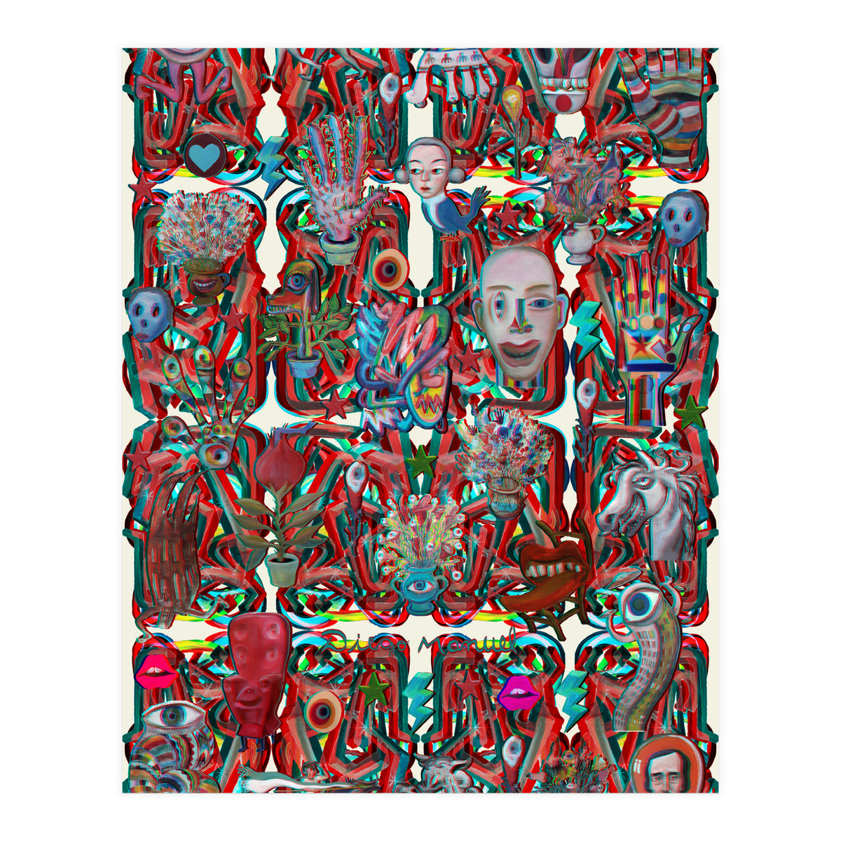 Formas 14 34 3d And Pop 5 (Print Only)