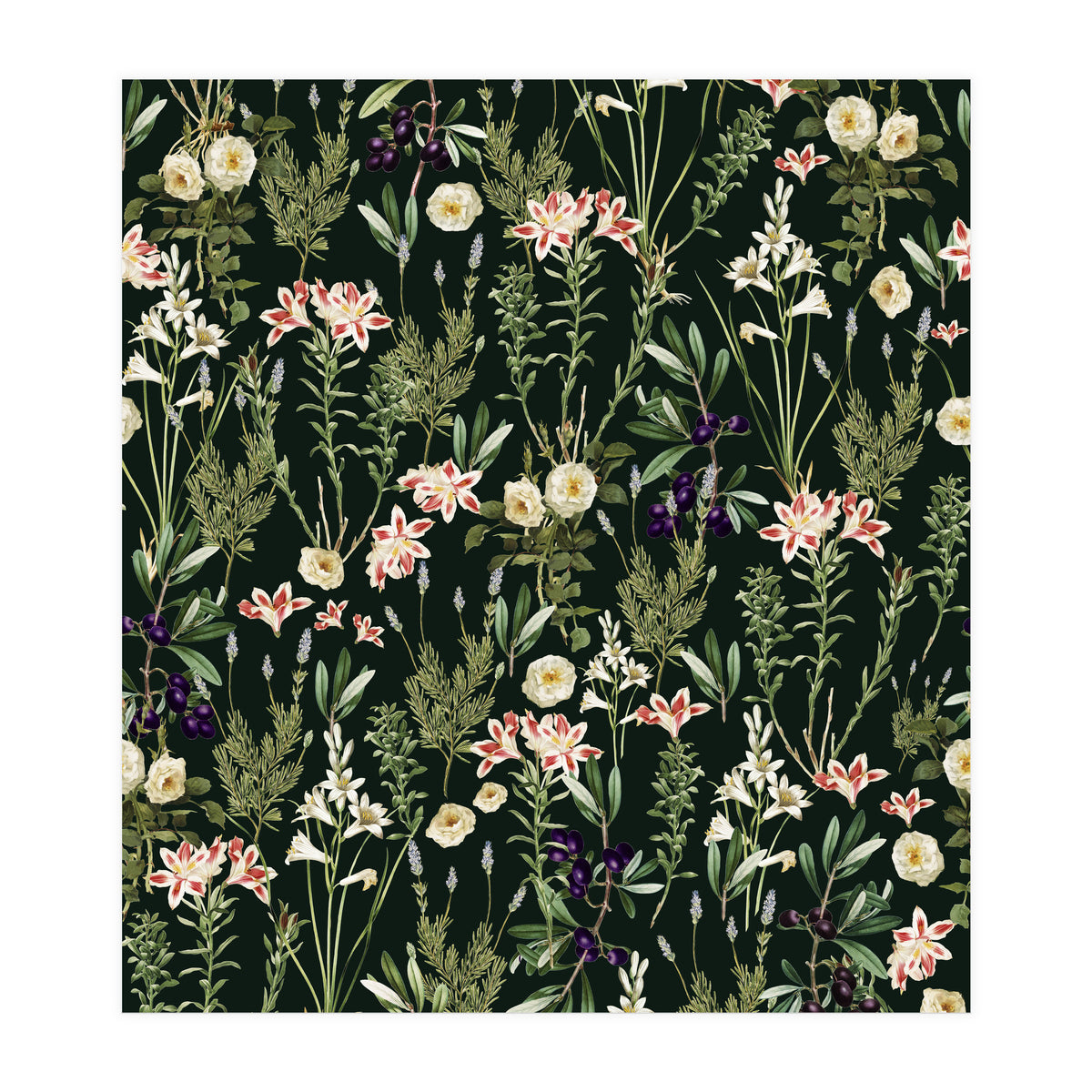 Dark Botanical Garden (Print Only)