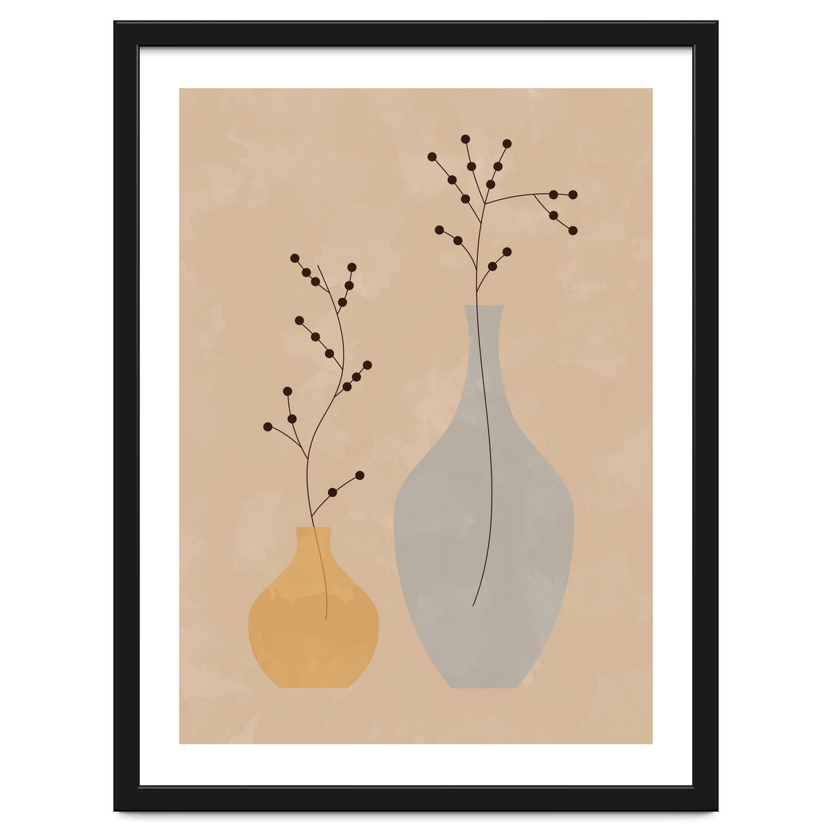 Mid Century Boho Pottery