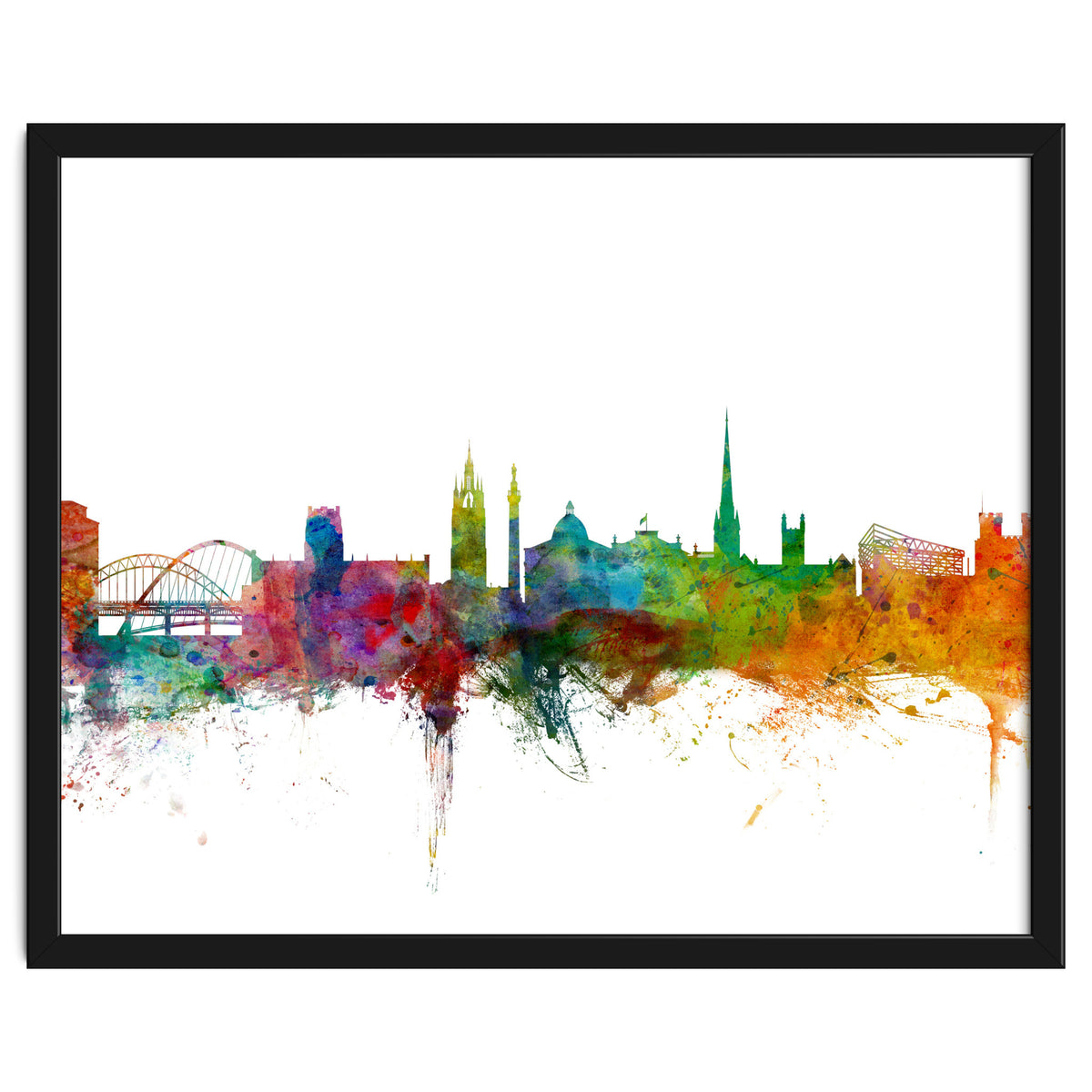 Newcastle England Skyline