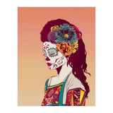 Mexican Skull Lady (Print Only) thumbnail