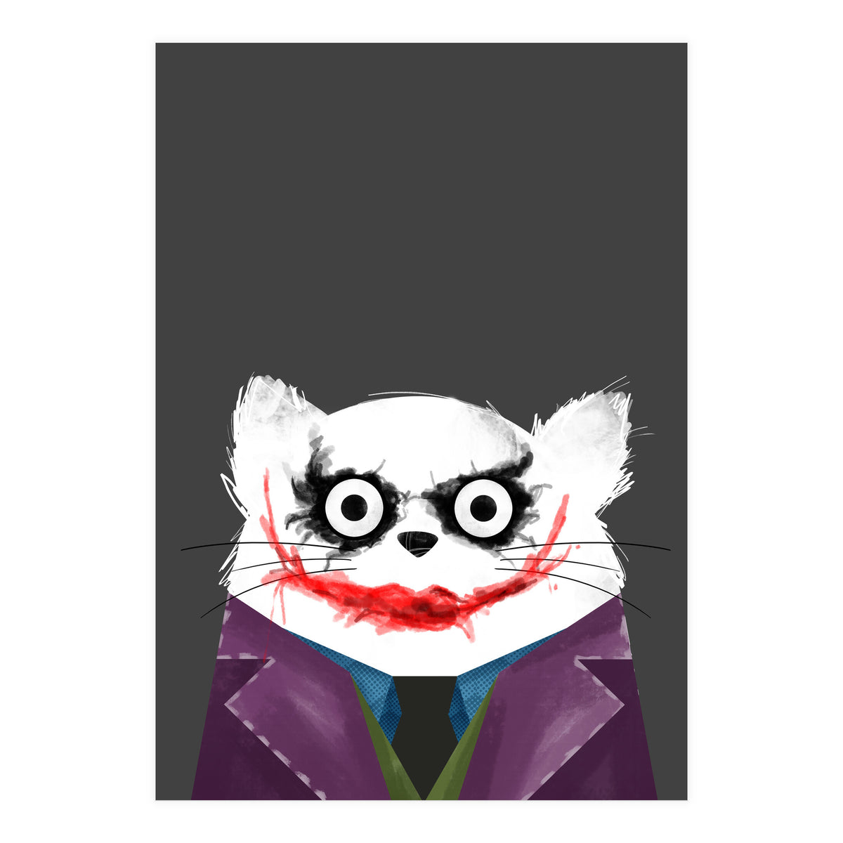 Doozal Cat Joker (Print Only)