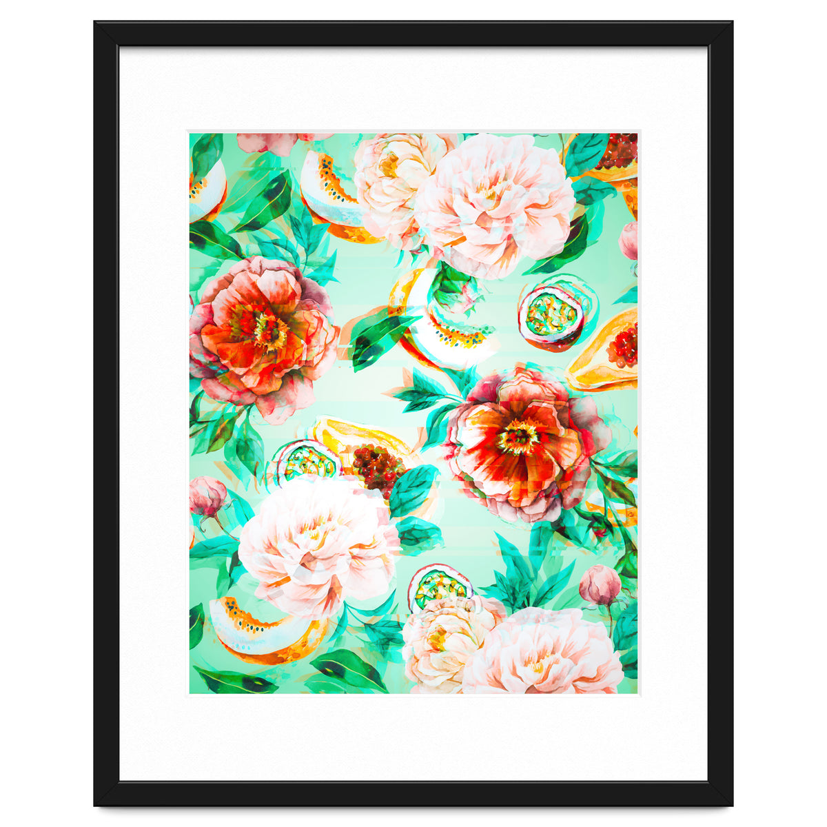 Tropical flowery fruit glitch