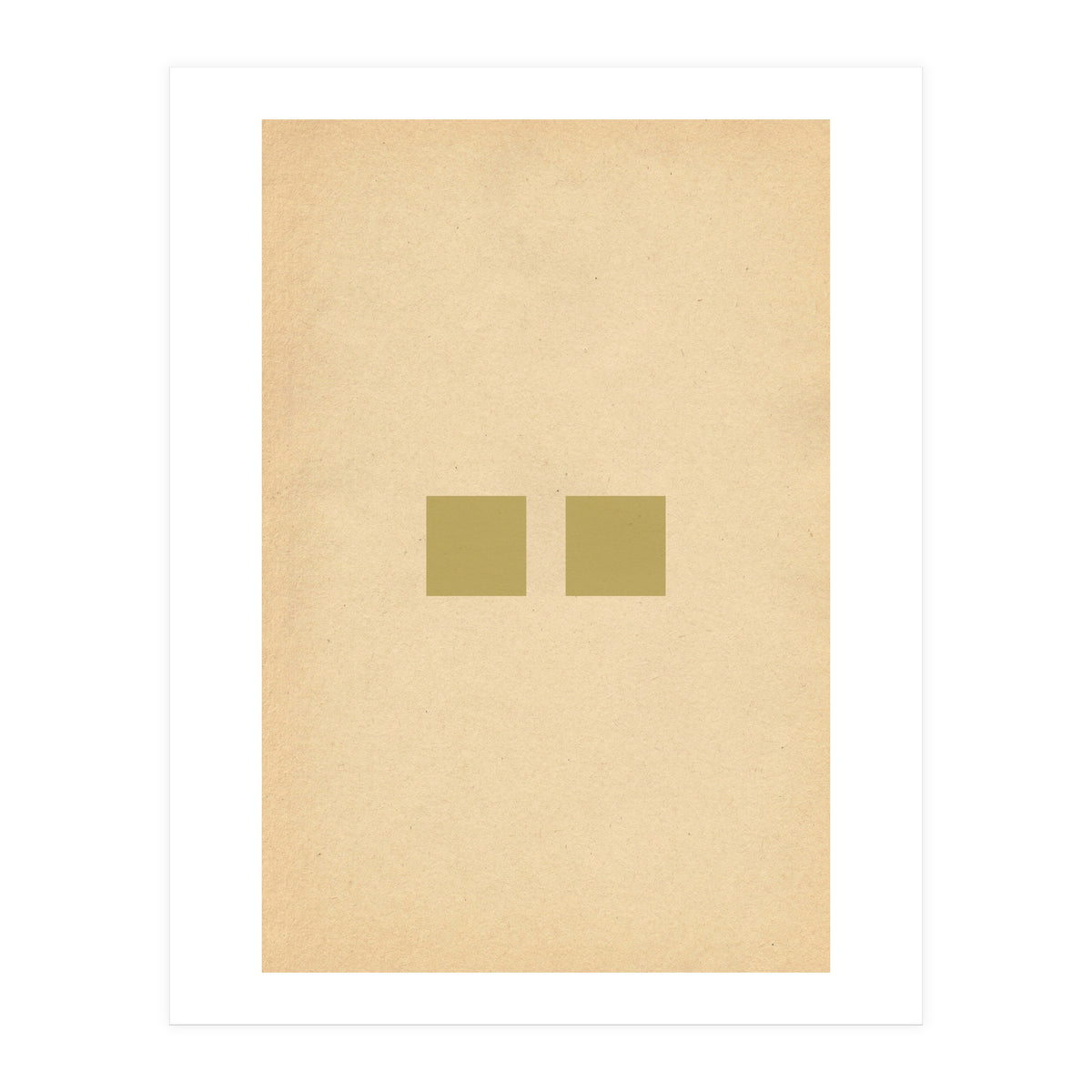 Minimalist green squares (Print Only)
