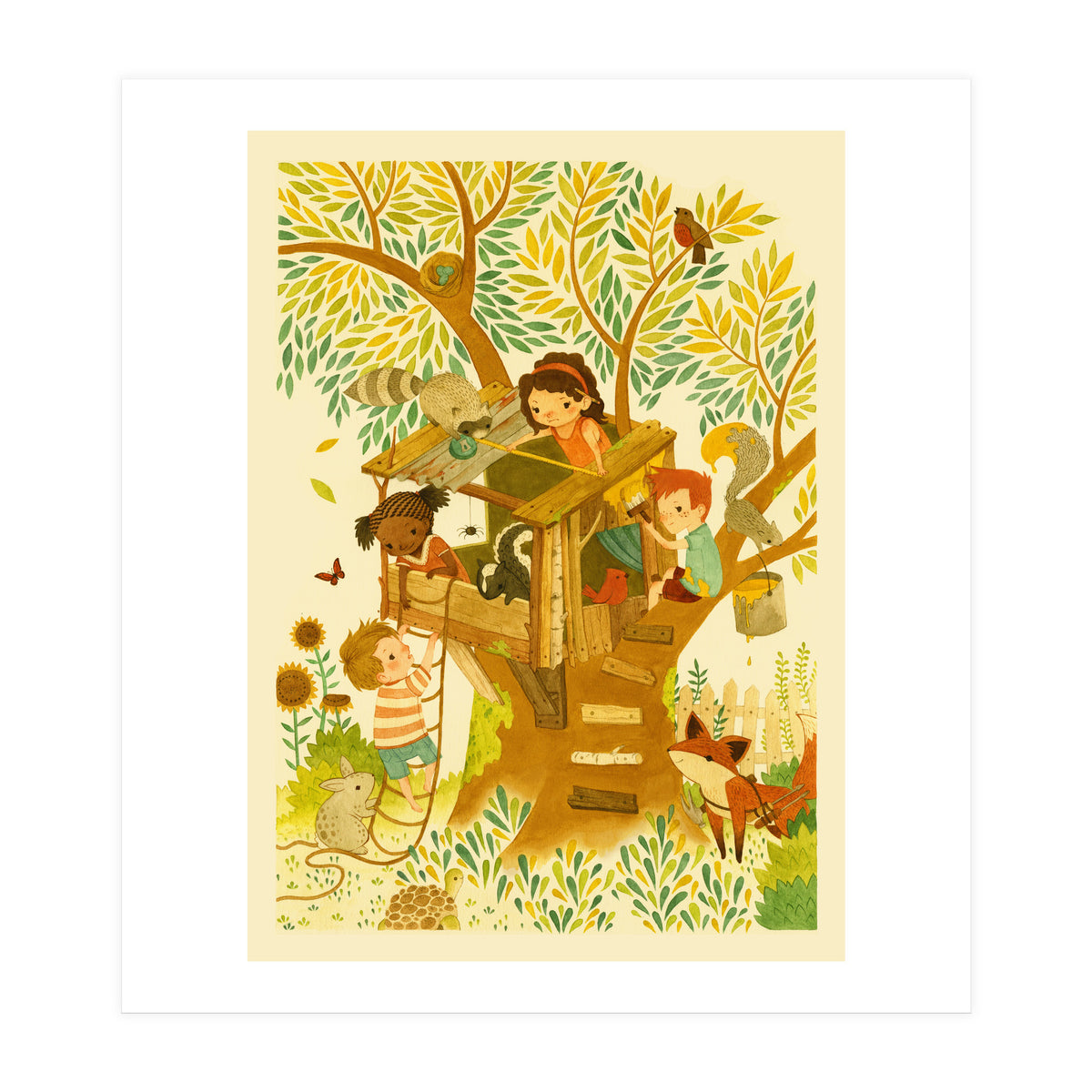 Our House In The Woods (Print Only)