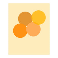 Orange circles abstract (Print Only)