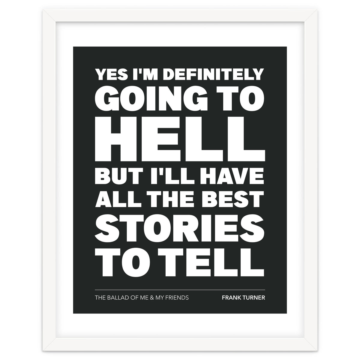 Frank Turner - The Ballad Of Me & My Friends