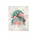 Floral Owl  (Print Only) thumbnail