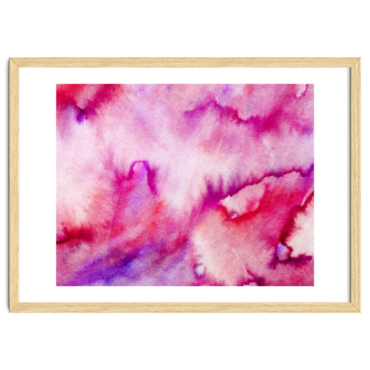 Watercolor magenta tie-dye