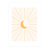 MOON IN LINES - GOLD (Print Only) thumbnail