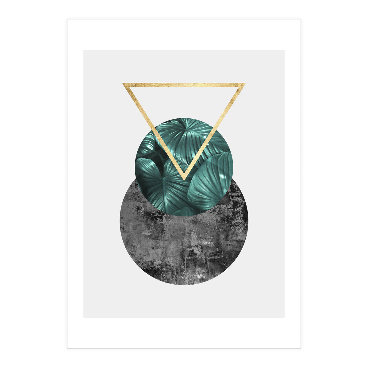Botanical and geometric I (Print Only)