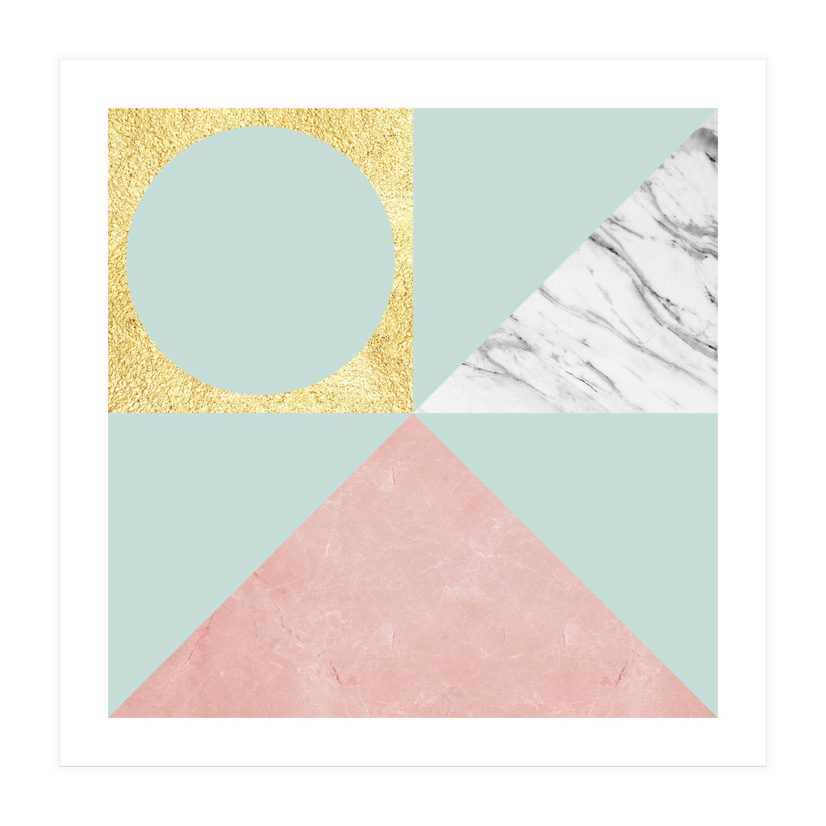 Marble and gold II (Print Only)