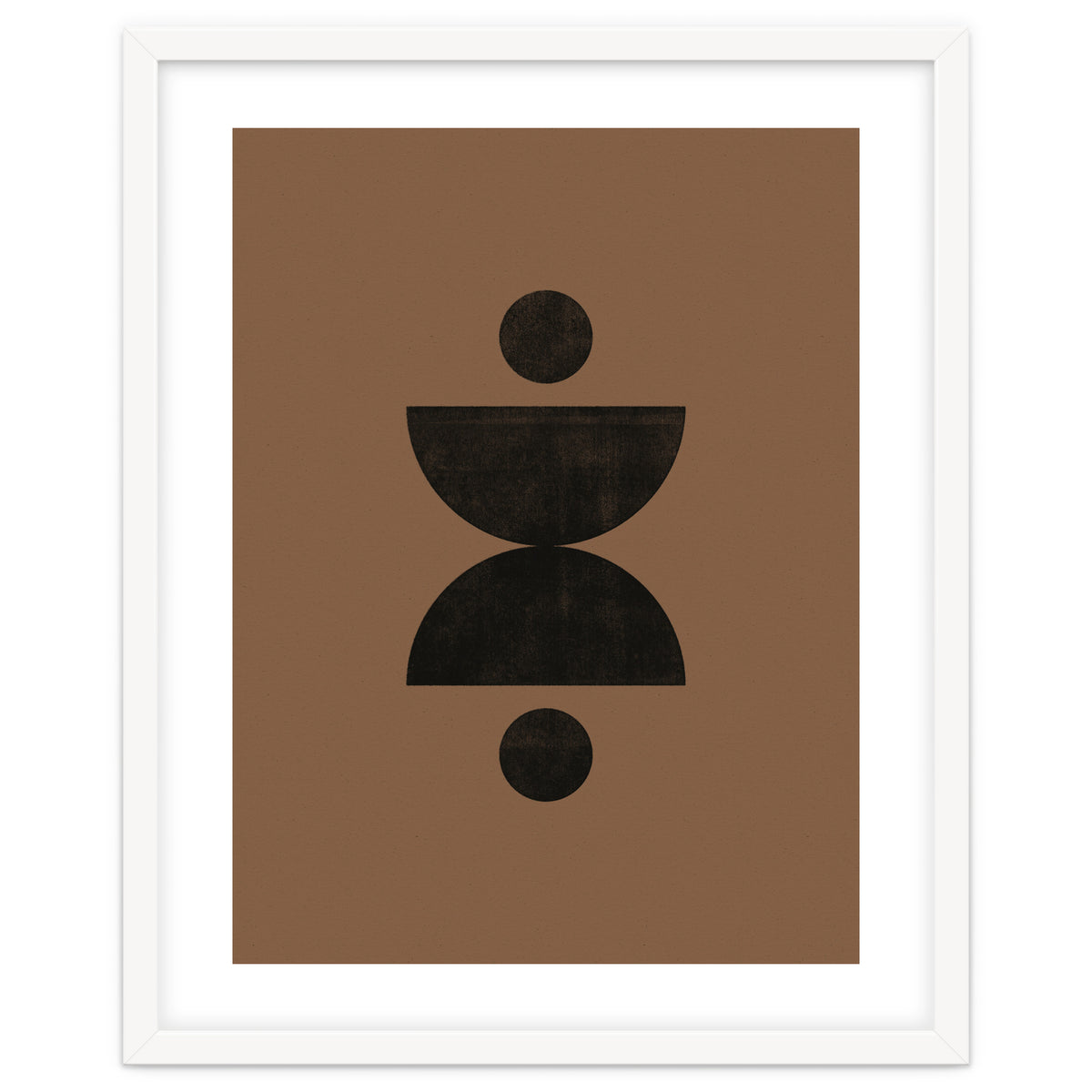 Mid-Century Modern No.27 - Woodblock Print