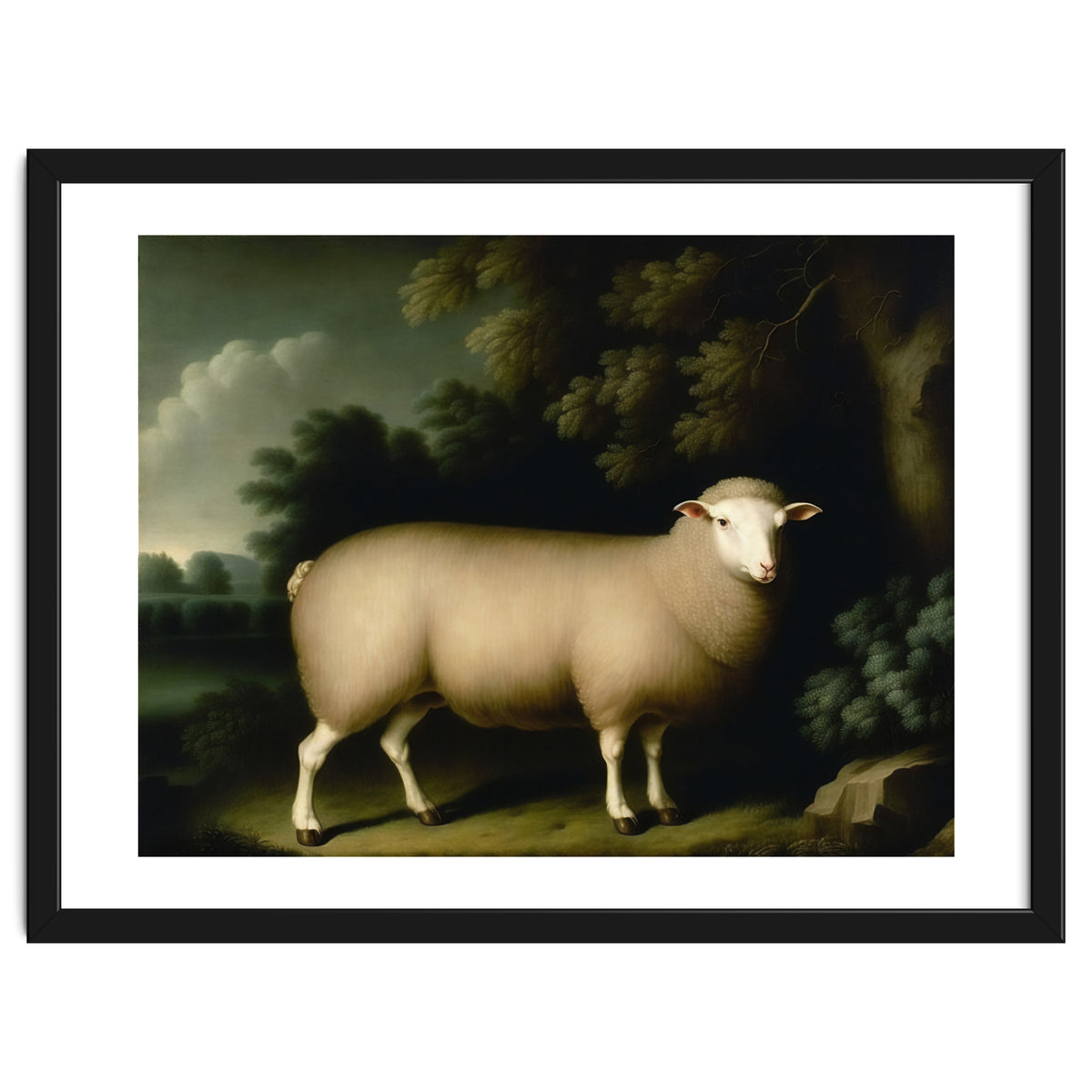 Sheep Classical Oil Painting