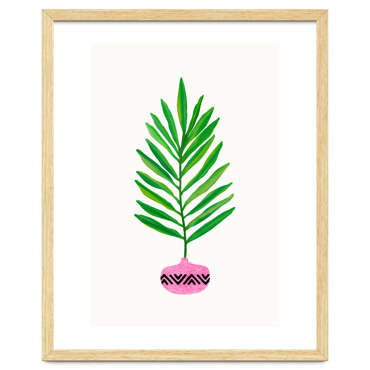 Modern Tropical Leaf