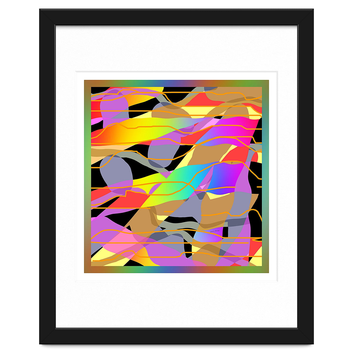 ABSTRACT COLOR BANDS