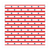Blue And Red Stripes and stars (Print Only) thumbnail