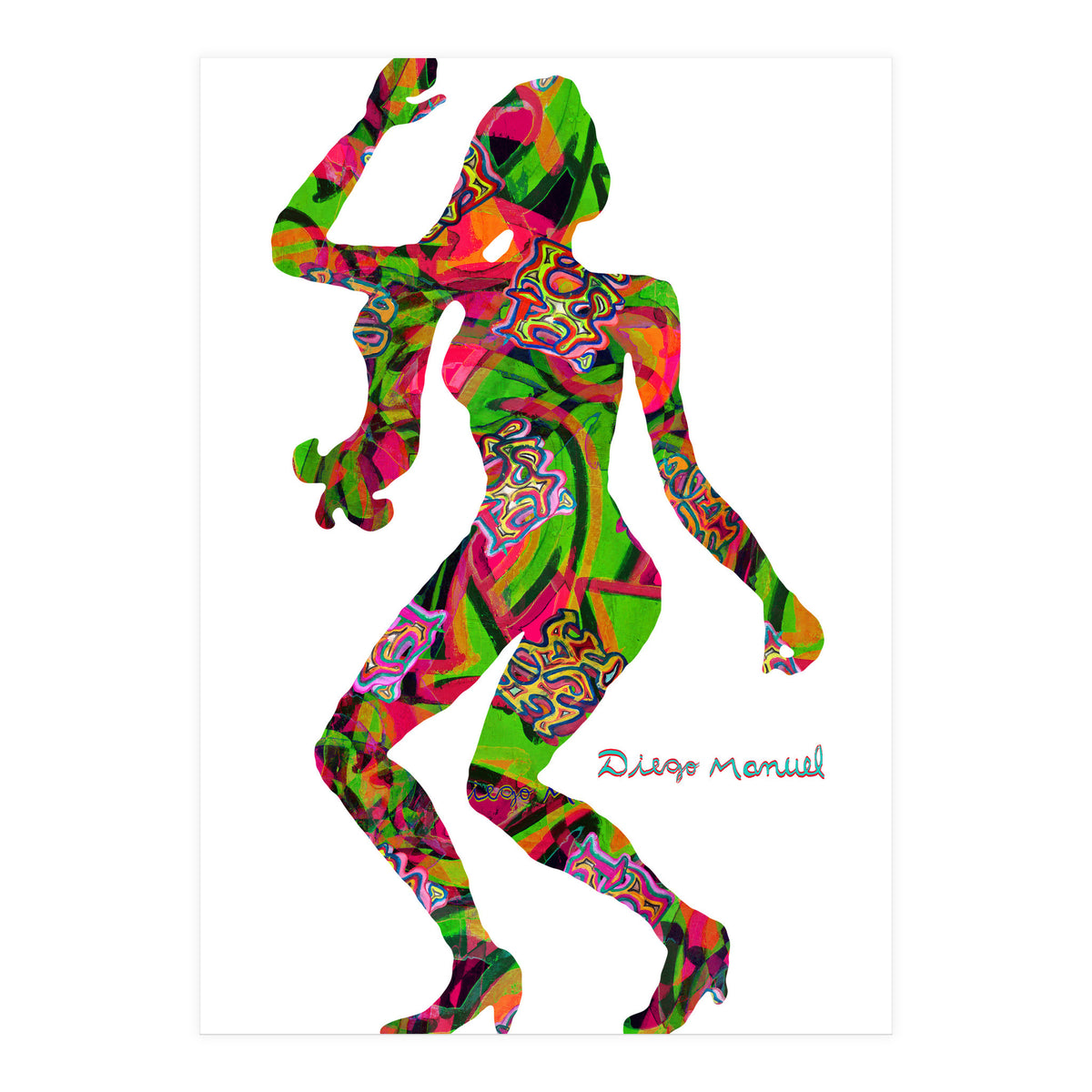 Dance Girl B 21  (Print Only)