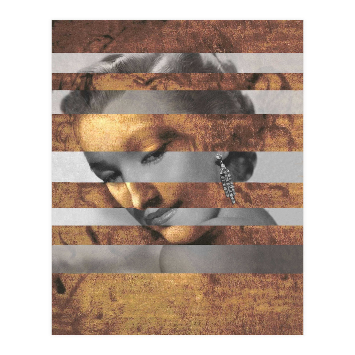Leonardo's "Head of a Woman" & Marylin Monroe (Print Only)