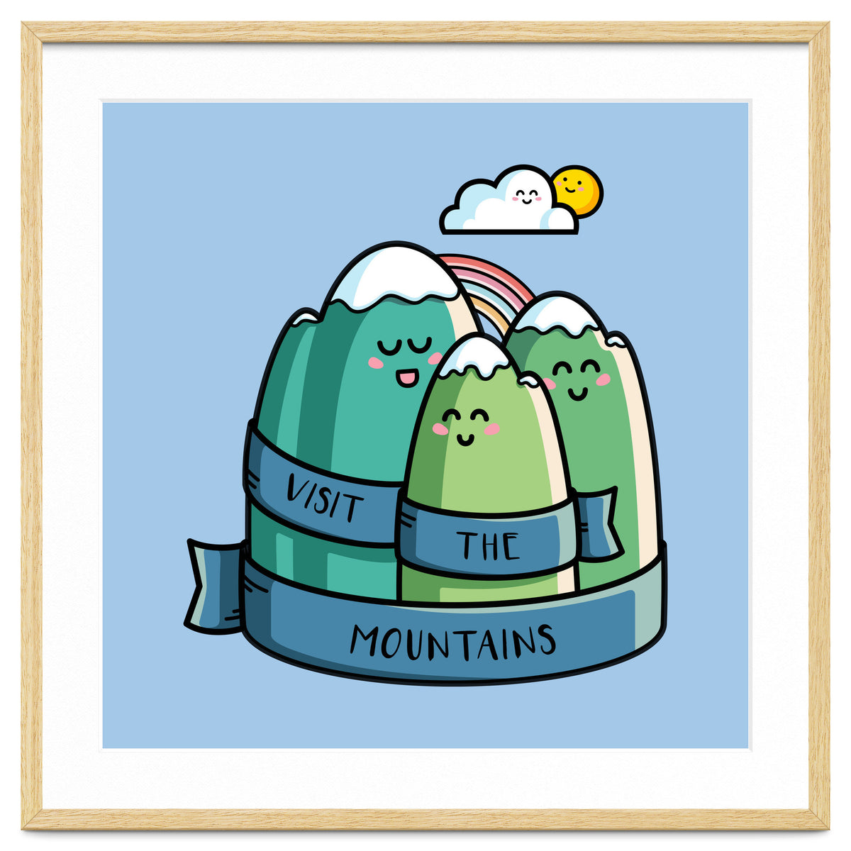 Kawaii Cute Visit the mountains