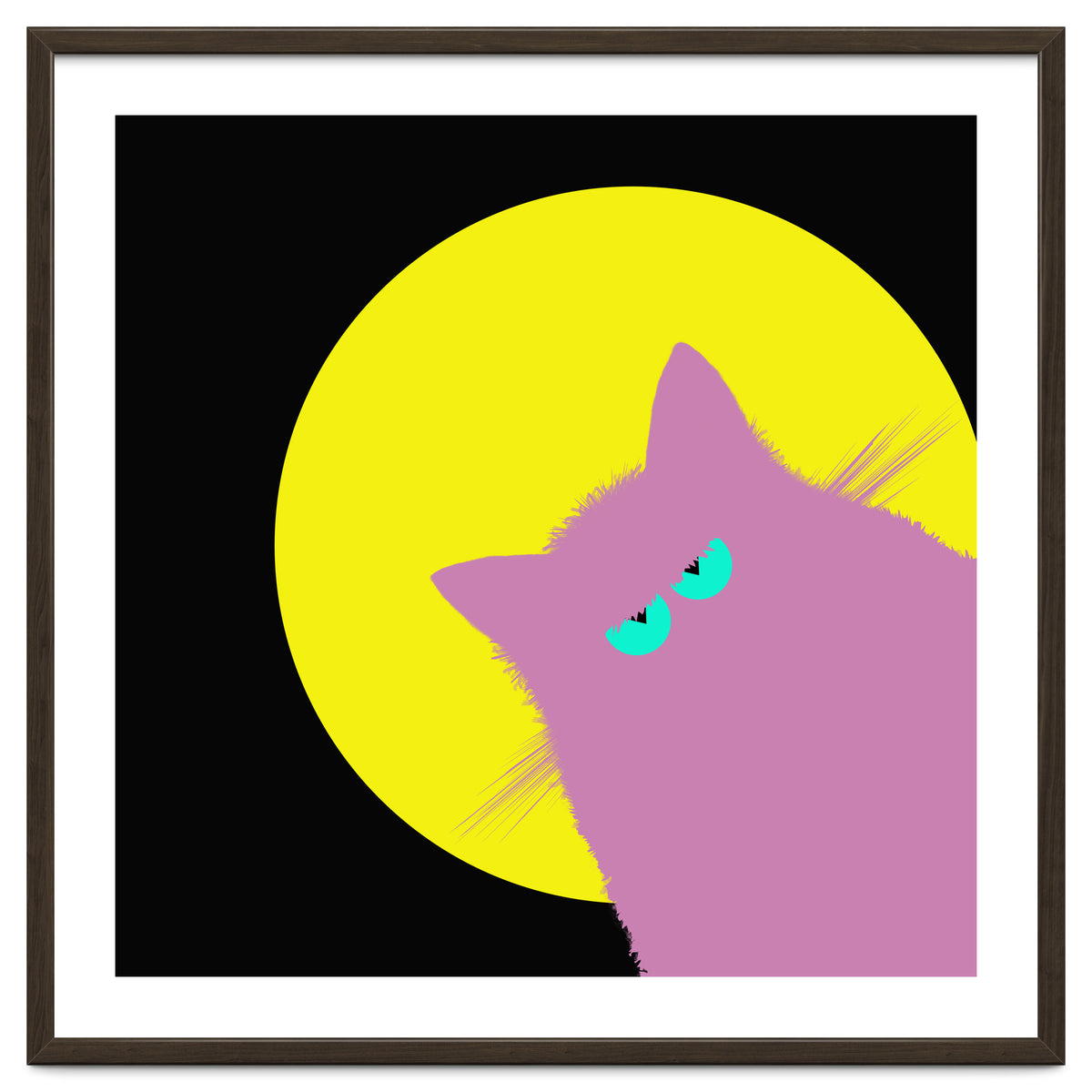 Full Moon Lilac Cat
