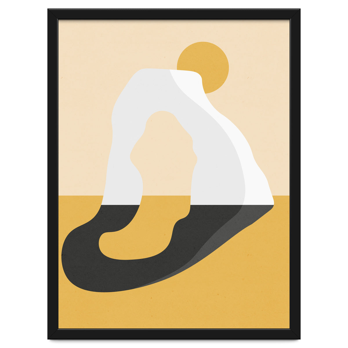 Abstract Arch - Golden Desert