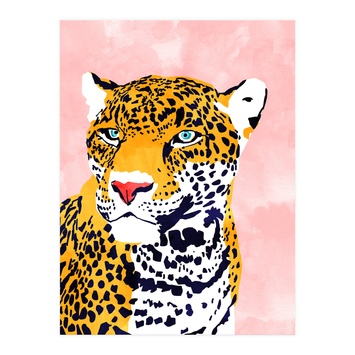 The Leopard Portrait (Print Only)