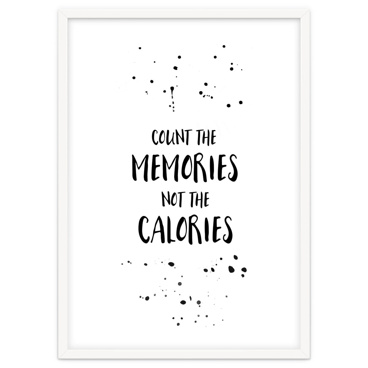 Text Art COUNT THE MEMORIES