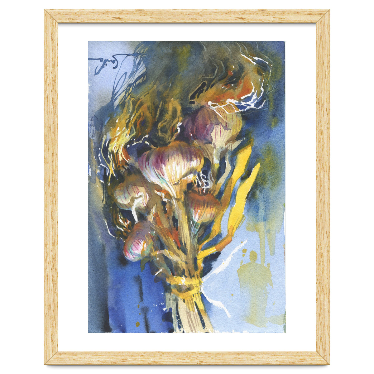 Sunny still life Garlic